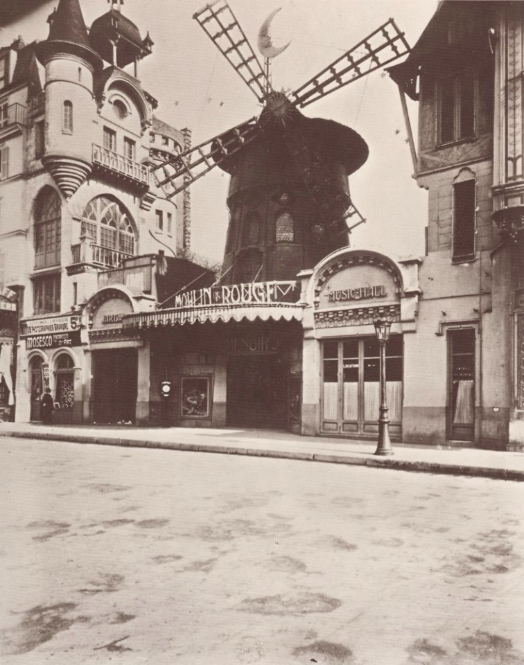 Atget, Eugène - Läden und Auslagen, Moulin Rouge, Boulevard de Clichy (Zeno Fotografie)