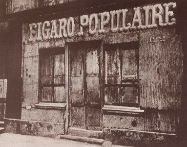 Atget, Eugène - Ladenschilder, »Figaro Populaire« (Zeno Fotografie)