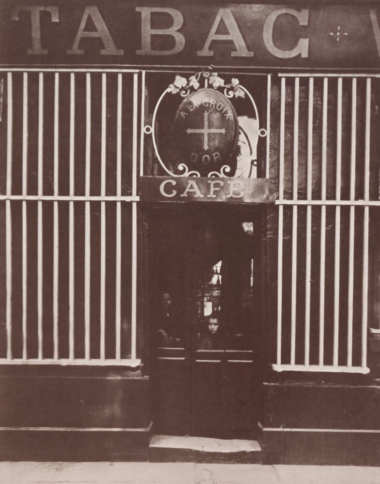 Atget, Eugène - Ladenschilder, »A la croix d'or« (Zeno Fotografie)
