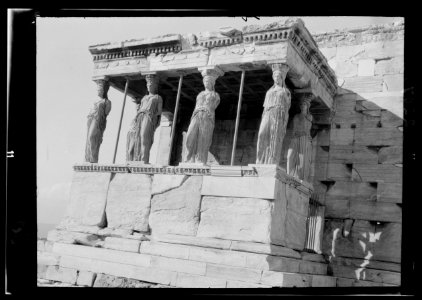 Athens. The Caryatides in Erectheum, on the Acropolis LOC matpc.15127