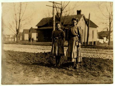 Atherton Mill, Charlotte, N.C. National Child Labor Committee. No. 469. Smaller girl been in mill for 5 years. Works now in the mill. Jan. 1,1909. LOC nclc.01562