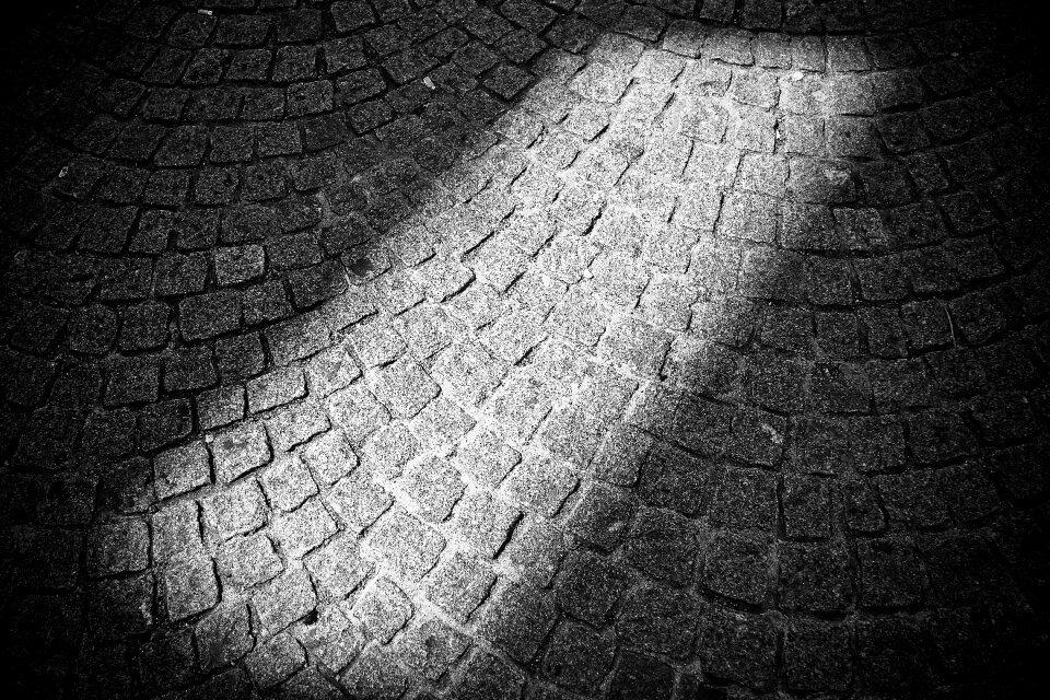 Cobblestones paving stones texture