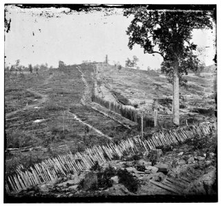Atlanta, Ga. Confederate palisades, on north side of city LOC cwpb.02240