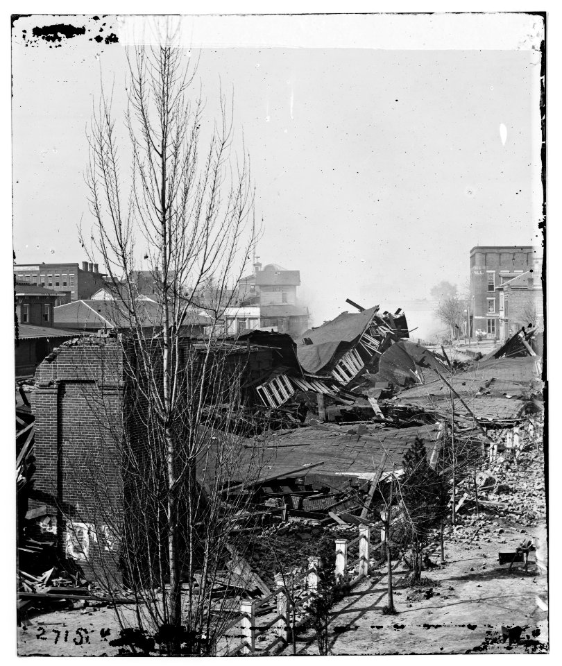 Atlanta, Ga. Ruins of depot, blown up on Sherman's departure LOC cwpb.02225