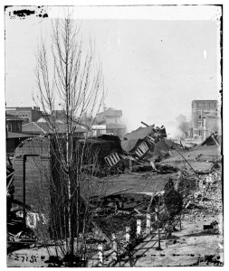 Atlanta, Ga. Ruins of depot, blown up on Sherman's departure LOC cwpb.02225