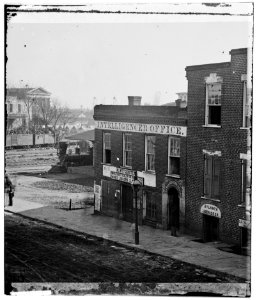 Atlanta, Ga. Atlanta Intelligencer office by the railroad depot LOC cwpb.03360