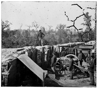 Atlanta, Georgia. Sherman's men in Confederate fort LOC cwpb.03399