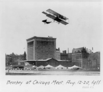 Beachey at Chicago meet, Aug. 12-20, 1911 LCCN2001705770