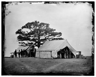 Bealeton, Va. Sutler's tent at Army of the Potomac headquarters LOC cwpb.03891