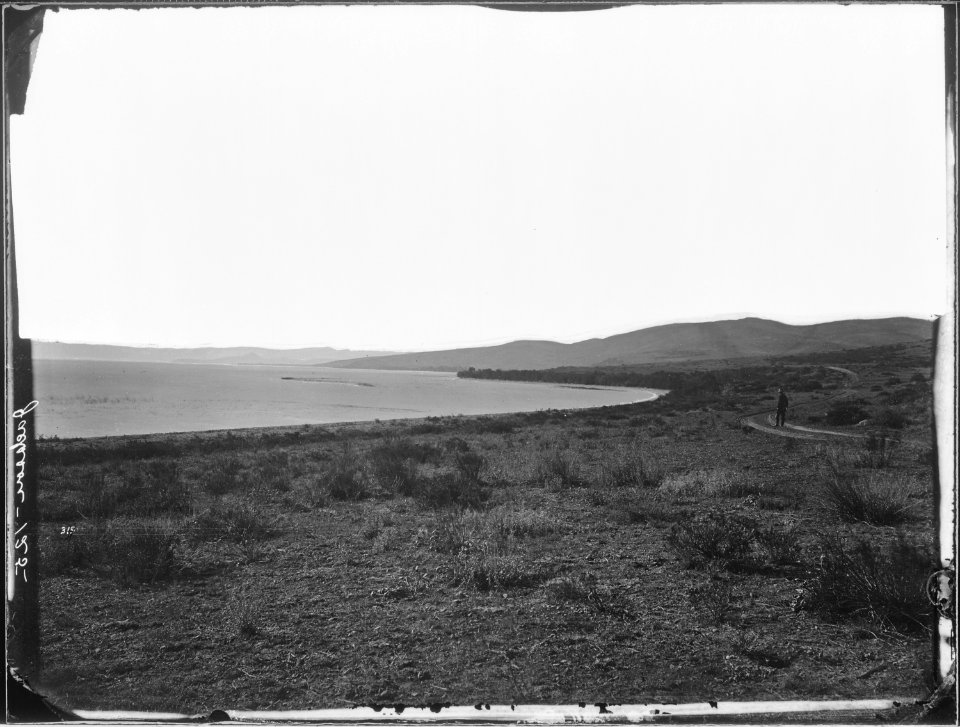 Bear Lake, about halfway between soda springs and Evanston. Rich County, Utah. - NARA - 516733