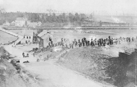 Beato, Felice A. - Deutsche Soldaten in der Umgebung von Sedan (Zeno Fotografie)