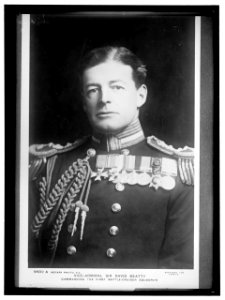 BEATTY, SIR DAVID. VICE ADMIRAL, BRITISH NAVY LCCN2016865812