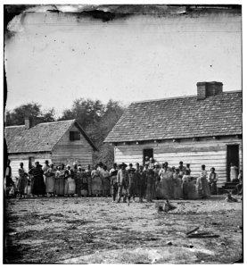 Beaufort, South Carolina. Group of negroes on J.J. Smith's plantation LOC cwpb.00734