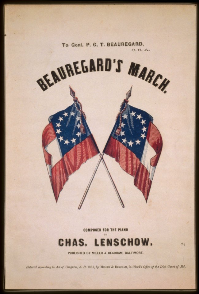 Beauregard's march LCCN92504728