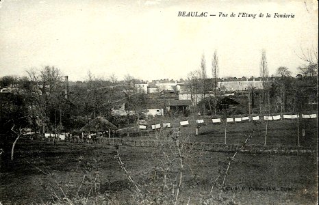 Beaulac-Bernos - étang de la fonderie