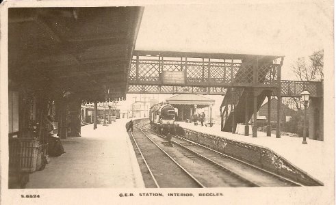 Beccles railway station photo