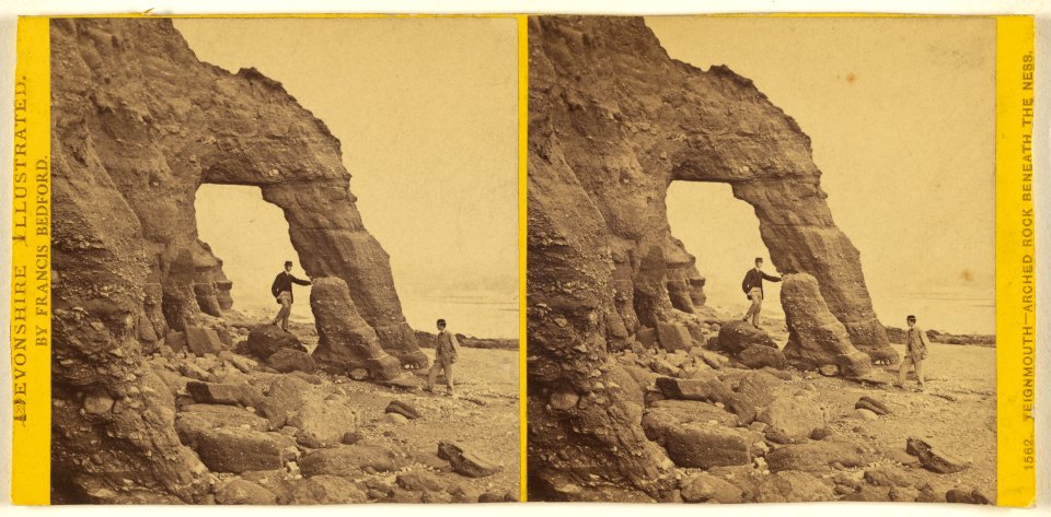 Bedford, Teignmouth - Arched Rock Beneath the Ness
