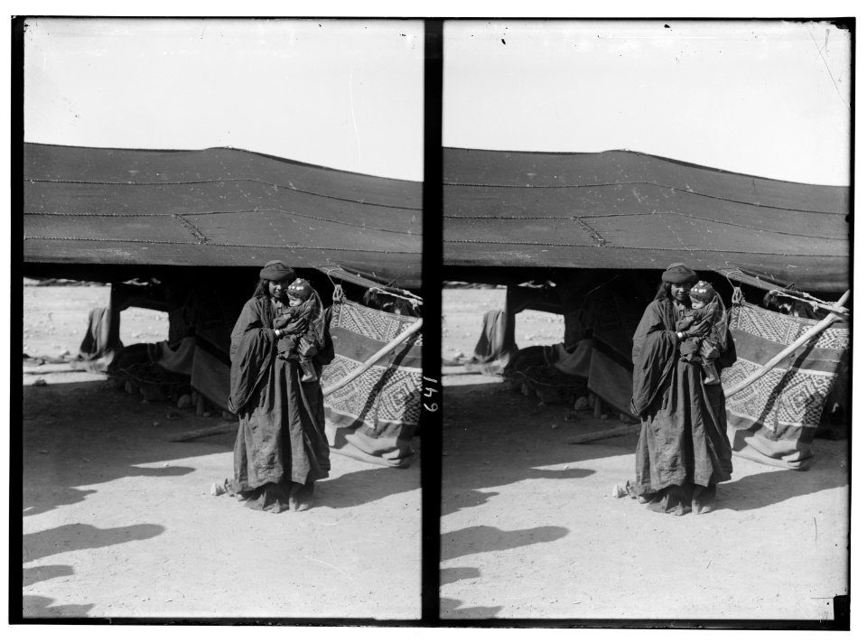 Bedouin wedding series. Bedouin mother and baby LOC matpc.01332