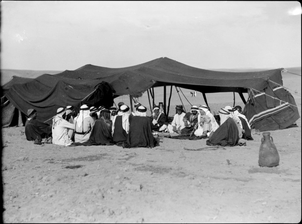 Bedouin wedding series. Bedouin tent LOC matpc.15116