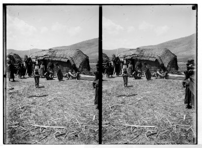 Bedouin wedding series. Bedouin tent made of papyrus LOC matpc.05271