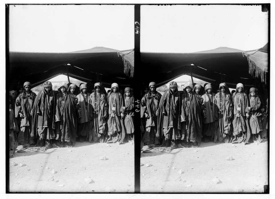 Bedouin wedding series. Bride's-maids. LOC matpc.01335