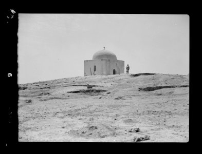 Beersheba and surroundings. (Beer Saba). About Horaira. Tomb, shrine of Sheik Saleh el Akby LOC matpc.15533