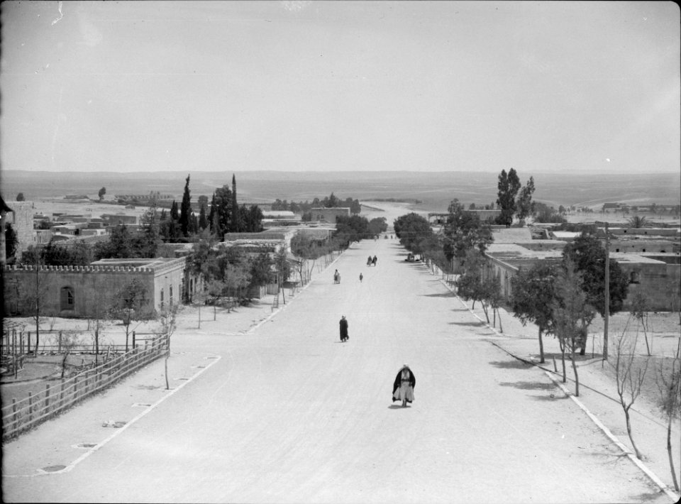 Beersheba and surroundings. (Beer Saba). Beersheba. The main street LOC matpc.15523