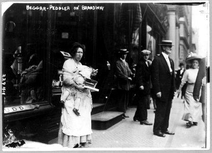 Beggar-peddler on Broadway LCCN97519049