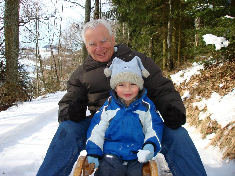 Pensioners child slide