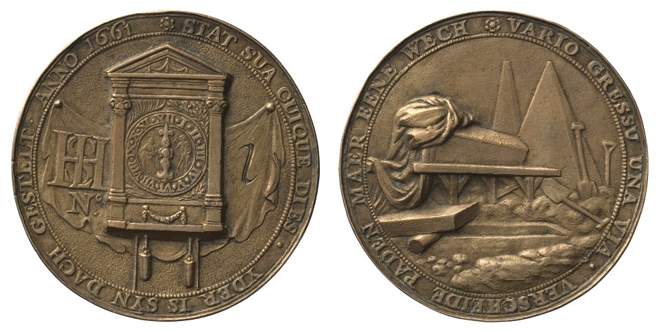 Begrafenispenning 1661 no. 1, objectnr PB 224