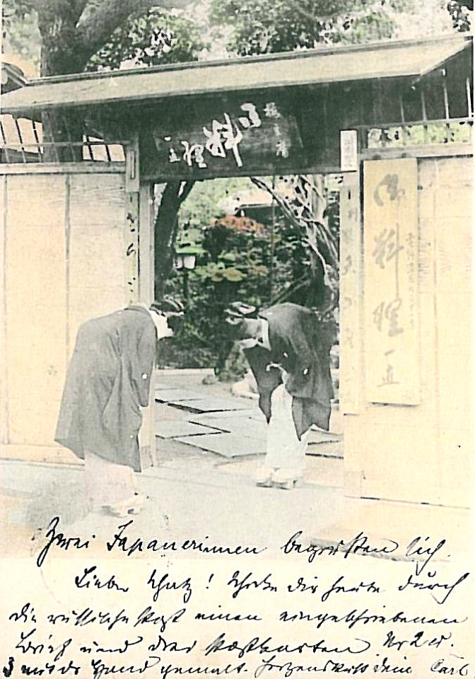 Begrüßung 1909