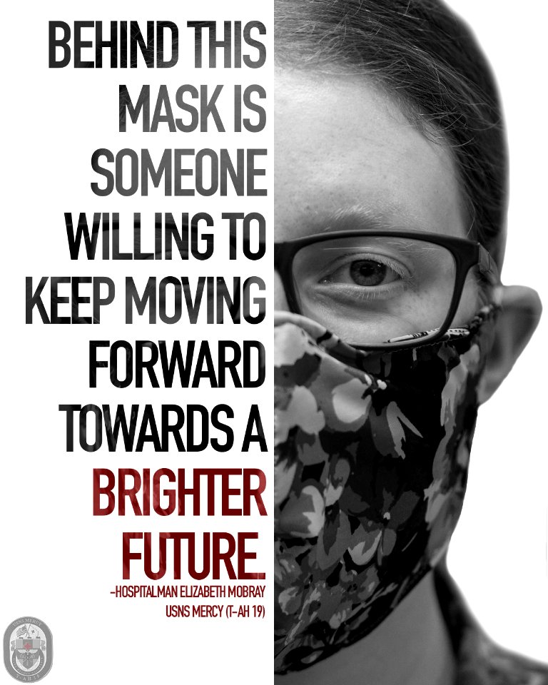 Behind the Mask of USNS Mercy Sailors (49834076276)