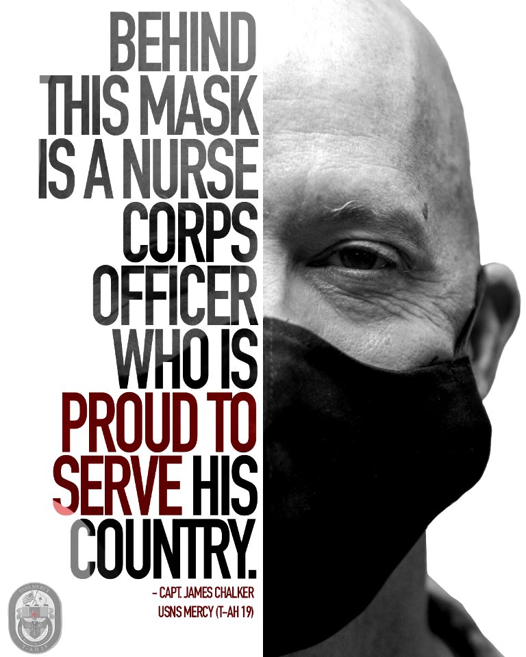 Behind the Mask of USNS Mercy Sailors (49833538323)