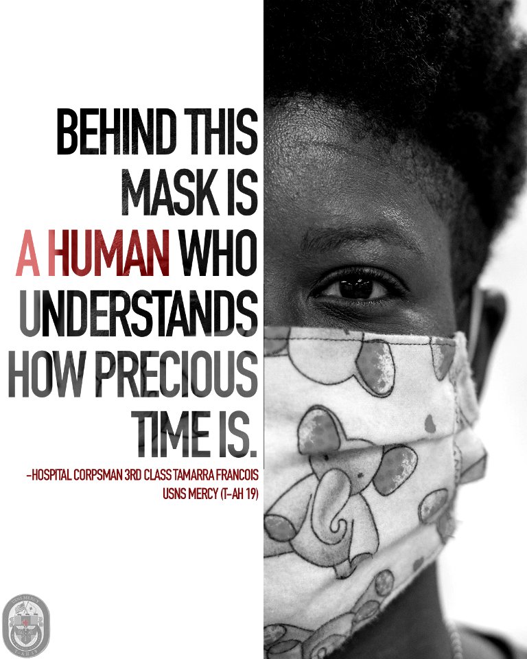 Behind the Mask of USNS Mercy Sailors (49834381202)