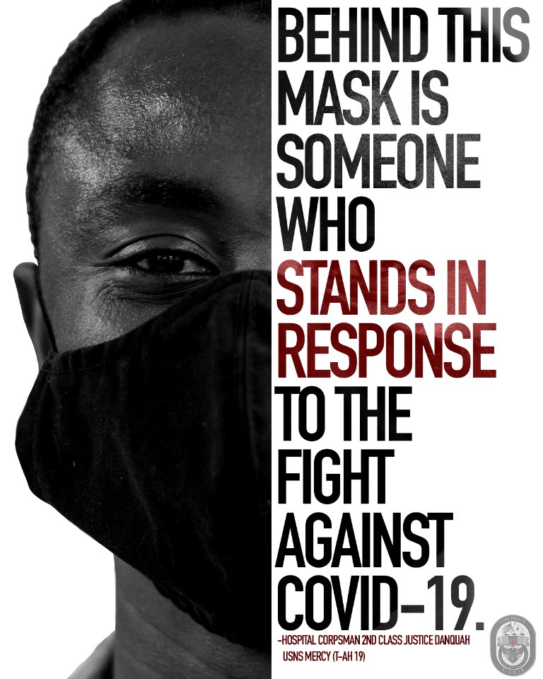 Behind the Mask of USNS Mercy Sailors (49833538293)