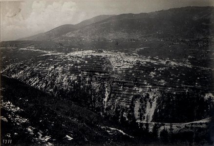 Bei Friedhof Canove. Panorama Monte Erio, Spitz della Bisa und Interotto. (1. Teilbild = WK1 ALB087 25360a) (BildID 15647197)