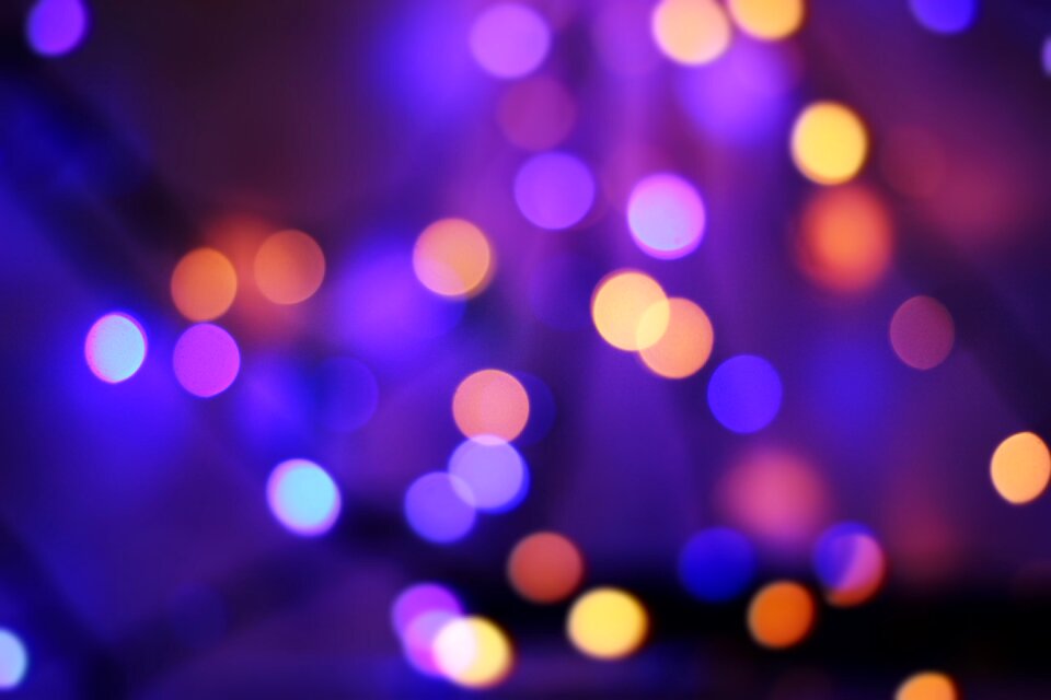 Light bokeh violet