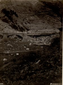Bei Pieve. Gesprengte italienische Brücke. (BildID 15636254)