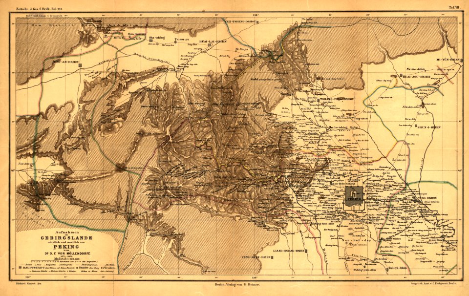 Beijing 1874-1879 vicinity NW