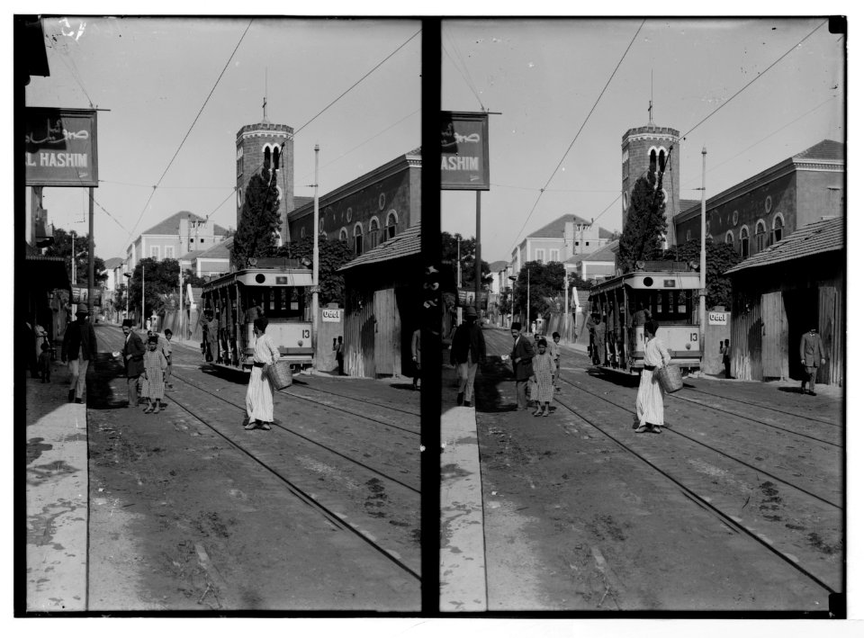 Beirut. Street leading to Ras Beirut LOC matpc.05226