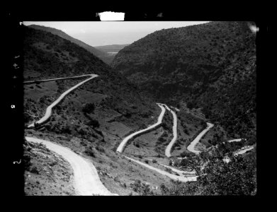 Beit Ed-Din. The Shehab Palace (held as a national monument). Lebanon. Hairpin bends in Damour valley. Called malaet el-Damour- 'the fire-tongs' LOC matpc.15457