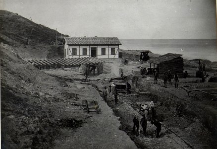 Bekleme, Stationsbau. (BildID 15675137)