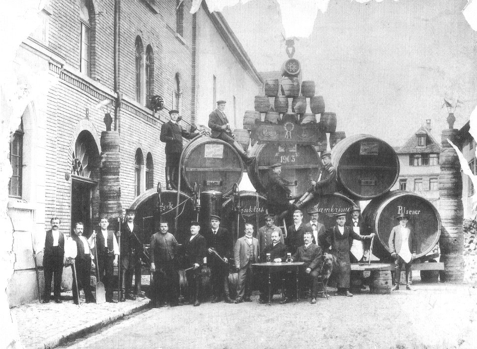 Belegschaft der Brauerei Gösele & Stratmann 1903 (TSiW027)