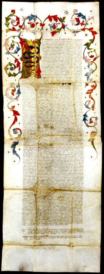 Belehnungsurkunde Marenzi 1440