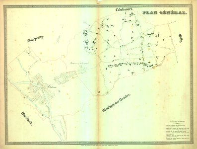 Belgique - atlas des sentiers et chemins vicinaux - Charleroi - A - plan général