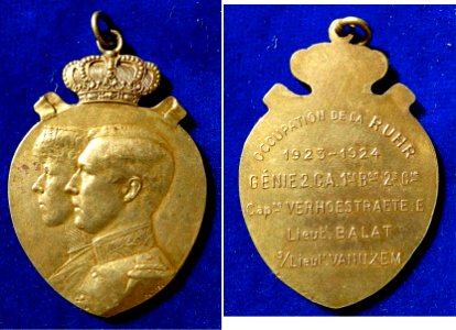 Belgium 1924 Occupation of the Ruhr, Bronze Medal