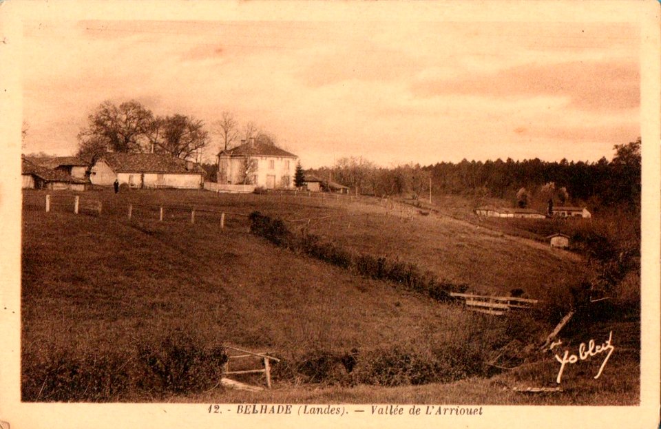 Belhade (Landes) - vallée de l'Arriouet