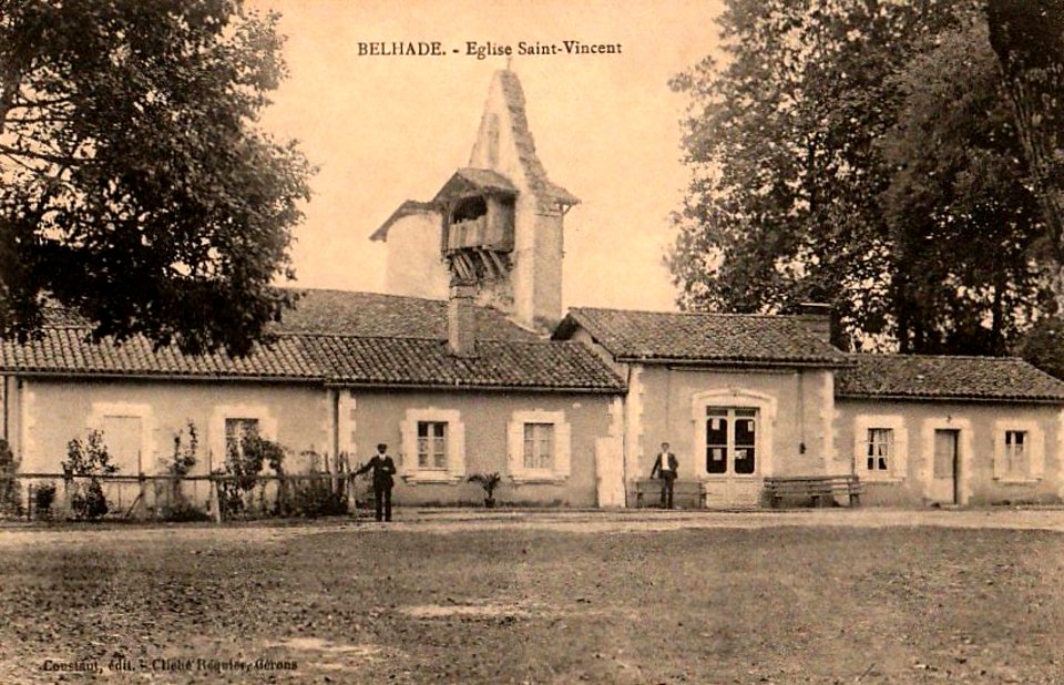 Belhade (Landes) - L'église Saint-Vincent 2