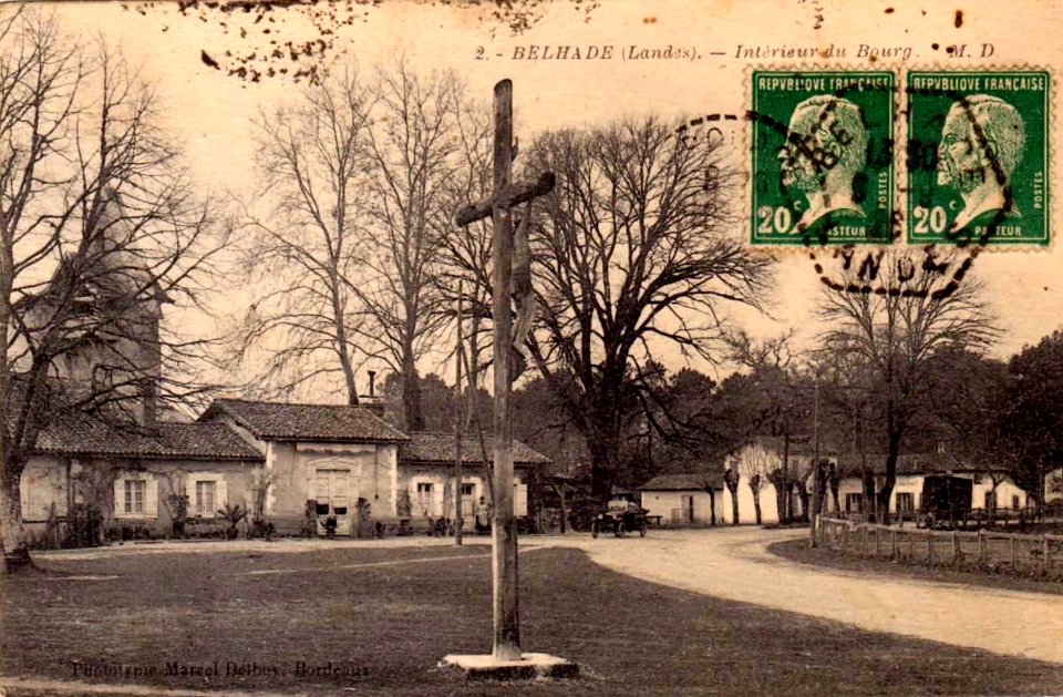 Belhade (Landes) - Le bourg