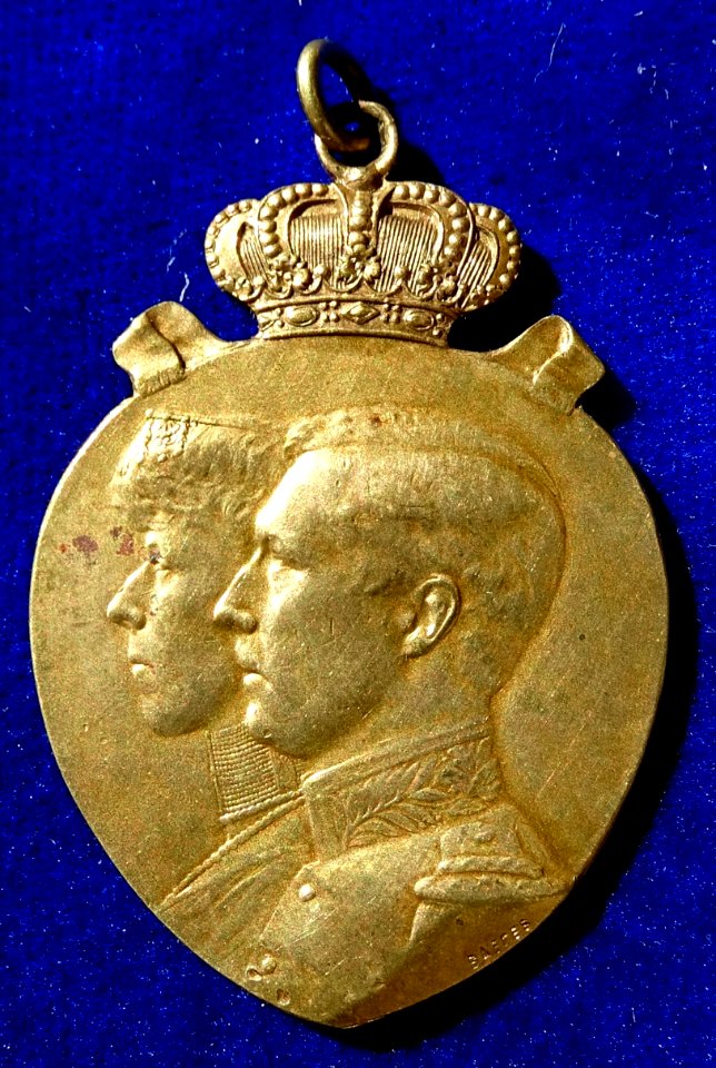 Belgium 1924 Occupation of the Ruhr, Bronze Medal, obverse